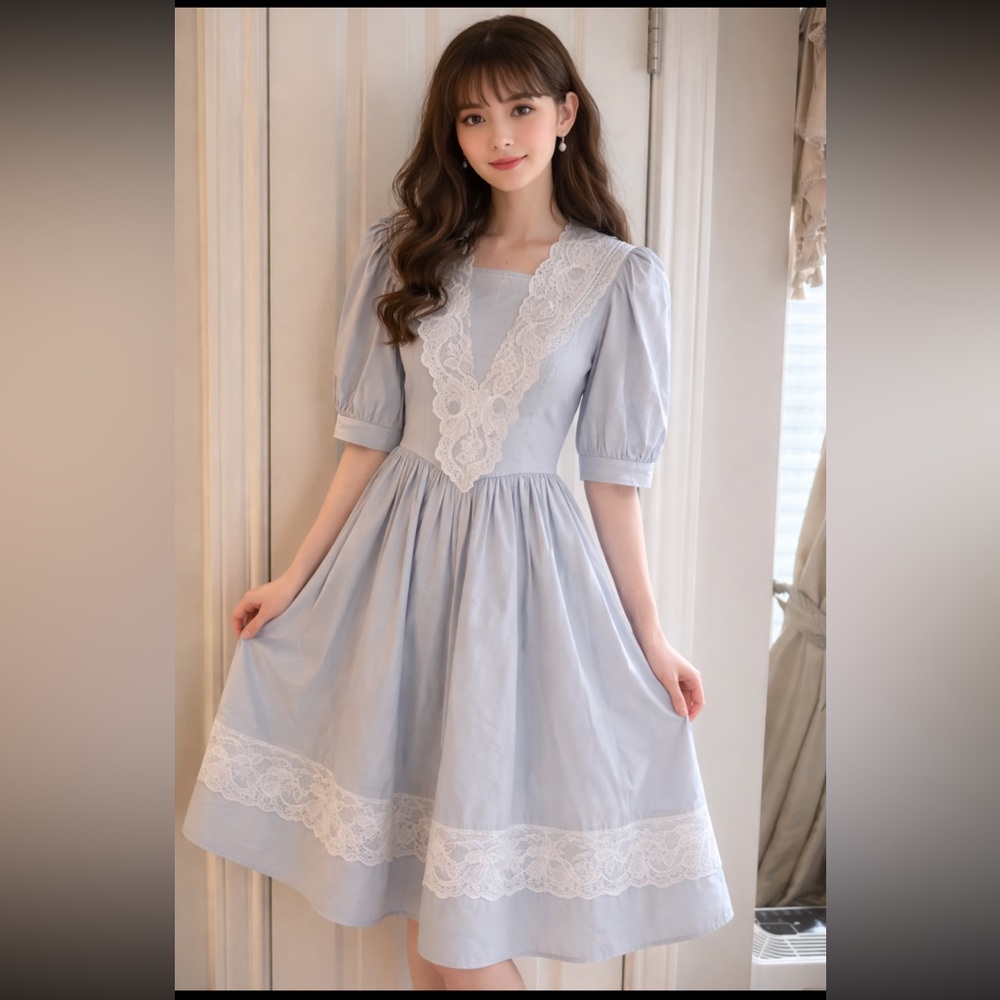Vintage Jessica McClintock Gunne Sax Prairie Dress